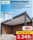 Aluminium-Carport im Angebot bei Netto Marken-Discount in Frankfurt Aluminium-Carport Angebote von Pergoline bei Netto Marken-Discount Frankfurt für 3.249,00 €