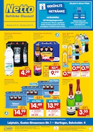 Aktueller Netto Marken-Discount Discounter Prospekt für Leipheim: Gekühlte Getränke mit 2} Seiten, 01.07.2024 - 06.07.2024
