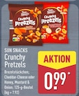 Crunchy Pretzels Cheddar-Cheese von Sun Snacks für 0,99 € bei ALDI Nord im Angebot Crunchy Pretzels Cheddar-Cheese von Sun Snacks im aktuellen ALDI Nord Prospekt