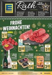 EDEKA Prospekt für Düsseldorf: "Aktuelle Angebote", 16 Seiten, 21.12.2024 - 24.12.2024