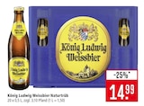 Weissbier Naturtrüb im Angebot bei Marktkauf in Rodgau Weissbier Naturtrüb Angebote von König Ludwig bei Marktkauf Rodgau für 14,99 €