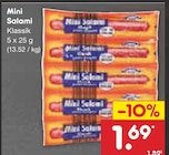 Mini Salami im Netto Marken-Discount Prospekt Mini Salami im aktuellen Netto Marken-Discount Prospekt für 1,69 €
