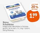 Schafskäse Angebote von Notos bei tegut Mannheim für 1,99 €