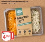 Hähnchencurry Asia mit Reis im Angebot bei GLOBUS in Bochum Hähnchencurry Asia mit Reis Angebote von GLOBUS Restaurant bei GLOBUS Bochum für 4,99 €