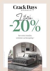 Matelas Angebote im Prospekt "Crack Days" von Crack Matelas Angebote im Prospekt "Crack Days" von Crack auf Seite 4
