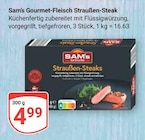 Gourmet-Fleisch Straußen-Steak von Sam's im aktuellen GLOBUS Prospekt
