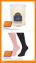 Action Kerzen im Prospekt 