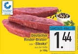 Deutscher Rinder-Braten oder -Steaks Angebote bei E center Germering für 1,44 €