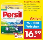 Waschmittel im Netto Marken-Discount Prospekt Waschmittel von Persil im aktuellen Netto Marken-Discount Prospekt für 16,99 €