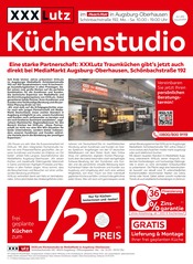 Aktueller XXXLutz Möbelhäuser Möbel & Einrichtung Prospekt in Holzheim und Umgebung, "Küchenstudio" mit 4 Seiten, 02.09.2024 - 15.09.2024