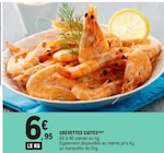Crevettes cuites dans le catalogue E.Leclerc