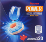 PASTILLES LAVE VAISSELLE POWERBALL AUCHAN - AUCHAN en promo chez Auchan Hypermarché Saint-Étienne à 4,19 €