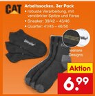 Arbeitssocken im Angebot bei Netto Marken-Discount in Neustadt Arbeitssocken Angebote von CAT bei Netto Marken-Discount Neustadt für 6,99 €