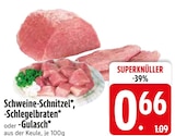 Schweine-Schnitzel im Angebot bei EDEKA in Straubing Schweine-Schnitzel Angebote bei EDEKA Straubing für 0,66 €