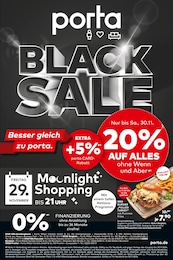 porta Möbel Prospekt für Niederkassel: "BLACK SALE", 1 Seite, 24.11.2024 - 30.11.2024