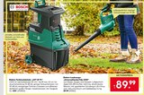 Elektro-Turbinenhäcksler „AXT 25 TC“ Angebote von Bosch bei BayWa Bau- und Gartenmärkte Kirchheim für 89,99 €