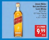 Red Label Blended Scotch Whisky im Angebot bei Marktkauf in Plauen Red Label Blended Scotch Whisky Angebote von Johnnie Walker bei Marktkauf Plauen für 9,99 €