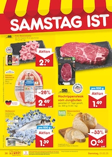 Rindfleisch im Netto Marken-Discount Prospekt "Aktuelle Angebote" mit 59 Seiten (Jena)