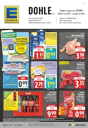 Supermarkt Prospekt von EDEKA Osterwald EDEKA Prospekt: "Aktuelle Angebote", 24 Seiten, 21.07.2025 - 26.07.2025