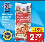 Bratwurst im Netto Marken-Discount Prospekt Nürnberger Rostbratwürste von Wolf im aktuellen Netto Marken-Discount Prospekt für 2,79 €