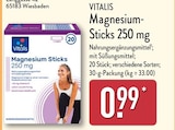 Magnesium-Sticks 250 mg bei ALDI Nord im Hagen Prospekt für 0,99 €