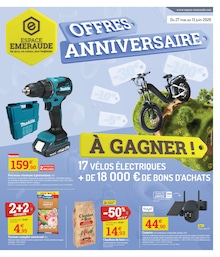 Catalogue Espace Emeraude à Wittenheim, avec 4 pages Prospectus Espace Emeraude à Wittenheim, "OFFRES ANNIVERSAIRE", 4 pages, 27/05/2026 - 13/06/2026
