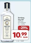 Dry Gin von Bombay für 10,99 € bei famila Nordwest im Angebot Dry Gin von Bombay im aktuellen famila Nordwest Prospekt