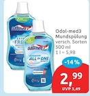 Mundspülung von Odol-med 3 im aktuellen budni Prospekt