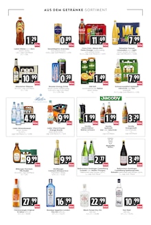 Bier im Hieber Prospekt "Aktuelle Angebote" mit 19 Seiten (Lörrach)