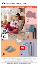 Promos Pantalon Femme dans le catalogue "Tex Les basiques c'est nous. La vie qui va avec, c'est vous." de Carrefour Market Pantalon Femme en promo dans le catalogue Carrefour Market à la page 12