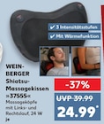 Wein im Kaufland Prospekt Shiatsu-Massagekissen von WEIN-BERGER im aktuellen Kaufland Prospekt für 24,99 €