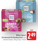 Aktuelles Schokowürfel Dankeschön Angebot bei E center in Freiburg (Breisgau) ab 2,49 €
