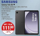 Galaxy Tab A9 von Samsung im aktuellen V-Markt Prospekt für 111,00 €
