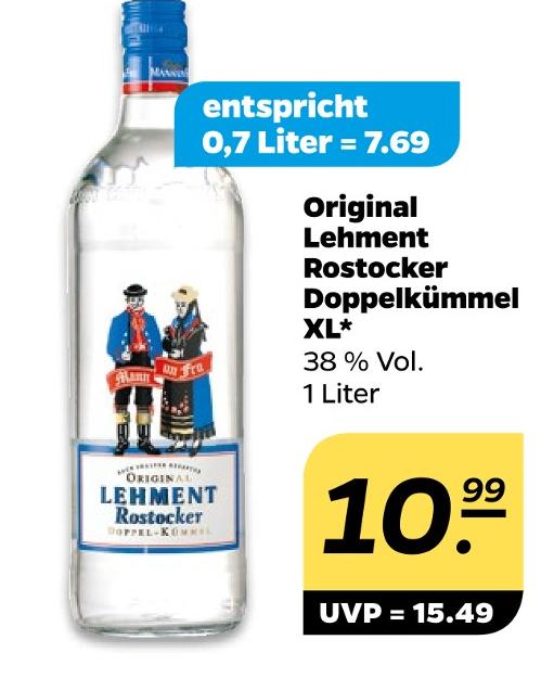 Original Lehment Rostocker Doppelkümmel XL