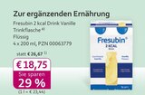 2 kcal Drink Vanille Trinkflasche Angebote von Fresubin bei mea - meine apotheke Düren für 18,75 €