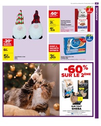 Prix et réduction Sheba dans le prospectus Carrefour Market en cours Offre Sheba dans le catalogue Carrefour Market du moment à la page 49