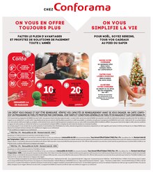 Catalogue Conforama de la semaine 48, "Les 500 promos de Noël", page 2, 28/11/2023 - 25/12/2023 Prospectus Conforama en cours, "Les 500 promos de Noël", page 2 sur 26