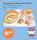 Hausmacher Leberwurst im Ring von Weber im aktuellen V-Markt Prospekt für 0,99 €