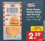 Netto Marken-Discount Geislingen - Rinder-Burger Angebot im Prospekt Rinder-Burger bei Netto Marken-Discount im Geislingen Prospekt für 2,29 €