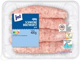 Schweine-Bratwurst grob Angebote von ja! bei REWE Dorsten für 2,89 €