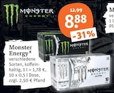 Energydrink im tegut Prospekt Energy Drink von Monster im aktuellen tegut Prospekt für 8,88 €