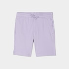 Short jogging droit taille élastiquée mauve garçon en promo chez La Halle Short jogging droit taille élastiquée mauve garçon dans le catalogue La Halle