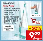 Spray-Mopp von CLEANmaxx im aktuellen Netto Marken-Discount Prospekt für 9,99 €