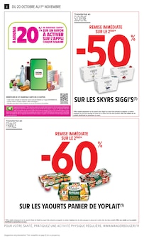 Catalogue de la semaine "-60% DE REMISE IMMÉDIATE SUR LE 2ÈME" avec 2 pages, valide du 20/10/2026 au 01/11/2026 pour Le Perreux-sur-Marne et alentours Prospectus de la semaine "-60% DE REMISE IMMÉDIATE SUR LE 2ÈME" avec 2 pages, valide du 20/10/2026 au 01/11/2026 pour Le Perreux-sur-Marne et alentours