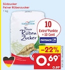 Feiner Rübenzucker im Angebot bei Netto Marken-Discount in Leonberg Feiner Rübenzucker Angebote von Südzucker bei Netto Marken-Discount Leonberg für 0,69 €