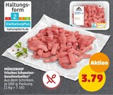Frisches Schweine-Geschnetzeltes Angebote von MÜHLENHOF bei Penny-Markt Homburg für 3,79 €
