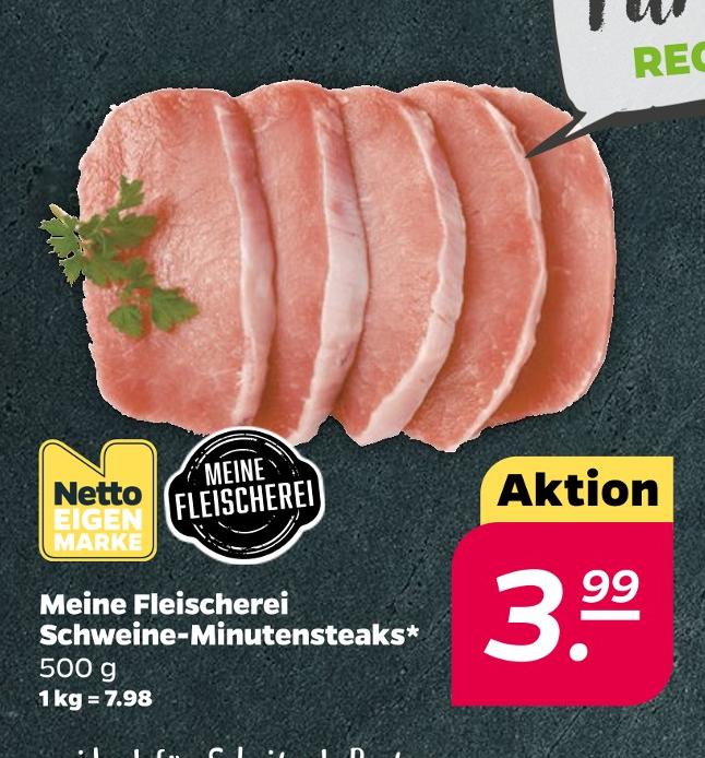 Schweine-Minutensteaks