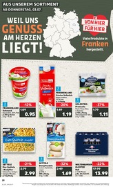 Sahne im Kaufland Prospekt in Coburg Aktueller Kaufland Prospekt mit Sahne, "Aktuelle Angebote", Seite 20
