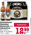 Weissbier Naturtrüb oder Alkoholfrei im Angebot bei E center in Rastatt Weissbier Naturtrüb oder Alkoholfrei Angebote von Franziskaner bei E center Rastatt für 12,99 €