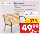 Gartenbank von Juskys für 49,99 € bei Netto Marken-Discount im Angebot Gartenbank von Juskys im aktuellen Netto Marken-Discount Prospekt